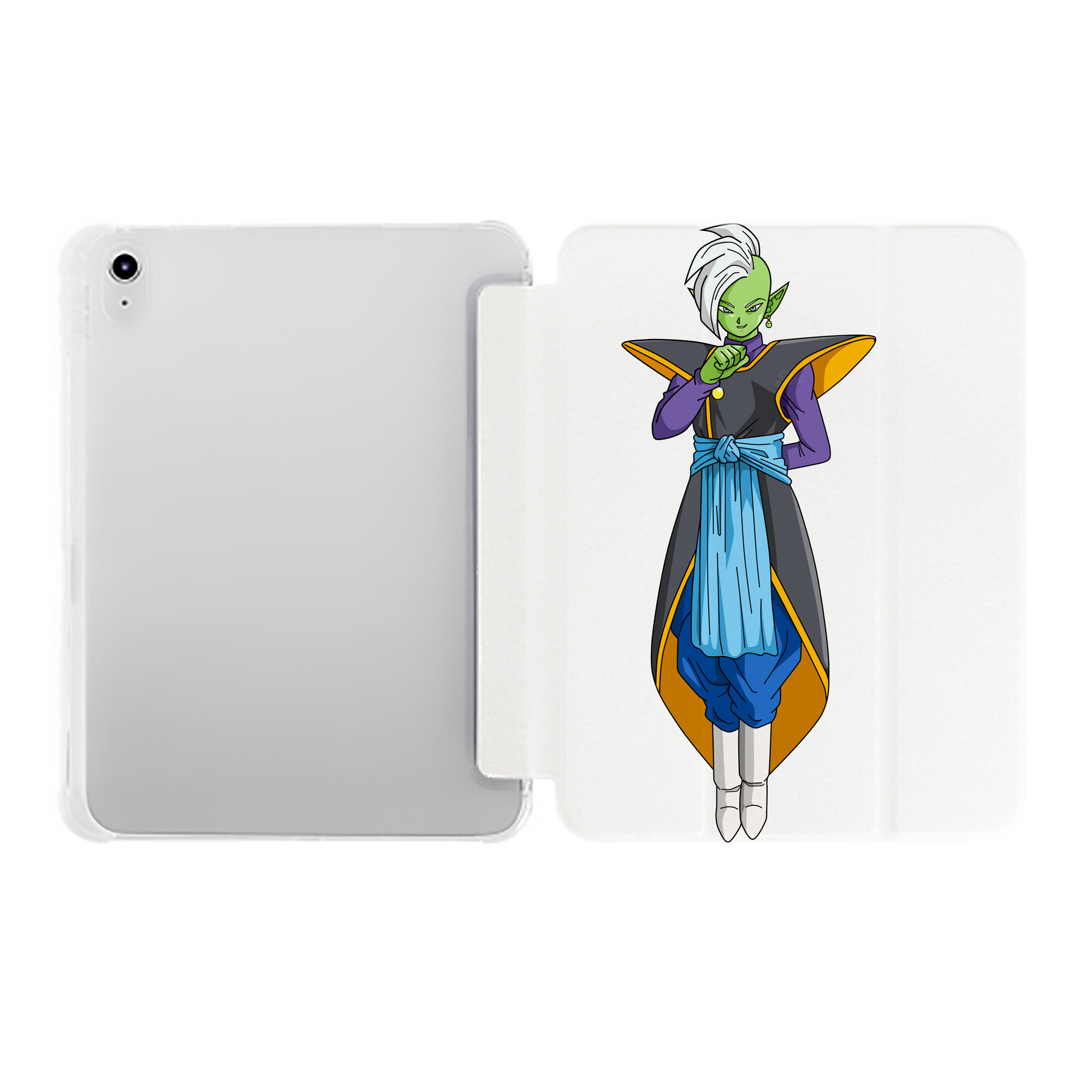 （画像用） ドラゴンボール DRAGON BALL IPad ケース ペン収納付き 三つ折りスタンド PUレザー×シリコン 対応機種9.5/10.5/10.9インチ